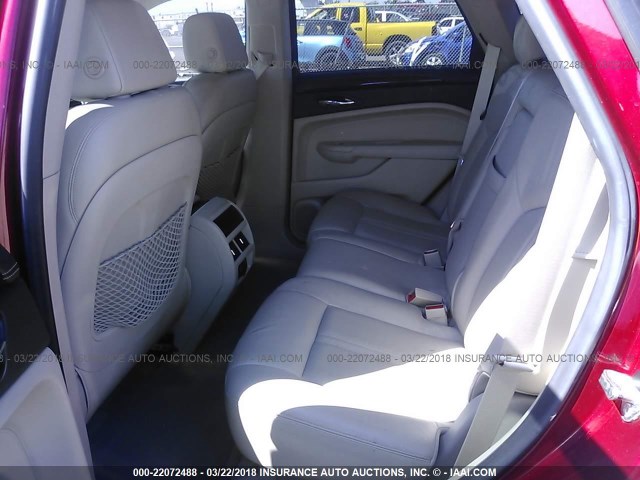 3GYFNBEY2AS620178 - 2010 CADILLAC SRX PERFORMANCE COLLECTION Қызыл фото 8
