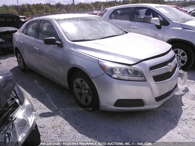 1G11B5SA4DF180810 - 2013 CHEVROLET MALIBU LS ვერცხლისფერი ფოტო 1