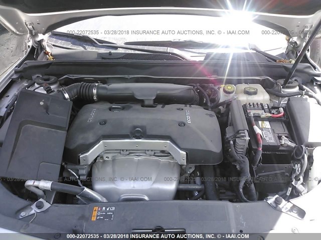 1G11B5SA4DF180810 - 2013 CHEVROLET MALIBU LS ვერცხლისფერი ფოტო 10
