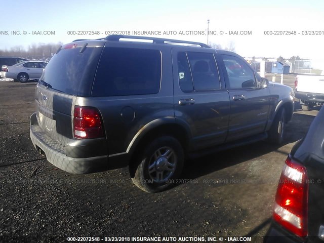 1FMZU73E32UC66809 - 2002 FORD EXPLORER XLT TAN photo 4