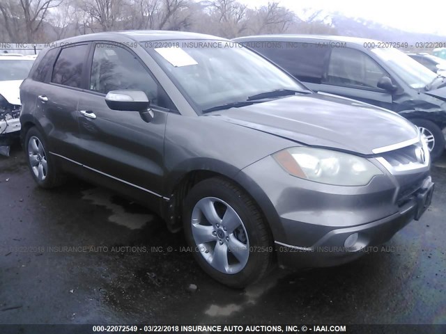 5J8TB18298A015381 - 2008 ACURA RDX GRAY photo 1