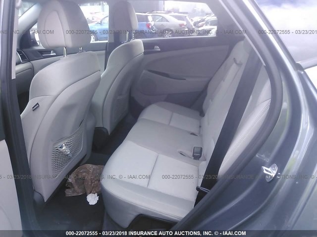 KM8J3CA22GU155712 - 2016 HYUNDAI TUCSON LIMITED/SPORT AND ECO/SE GRAY photo 8