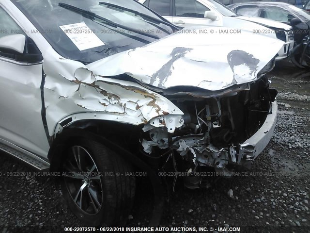 5TDJKRFH0GS348808 - 2016 TOYOTA HIGHLANDER XLE თეთრი ფოტო 6