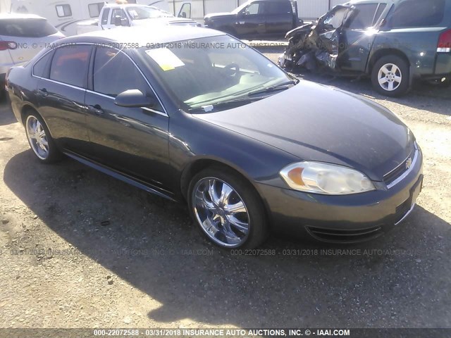 2G1WA5EK3A1147121 - 2010 CHEVROLET IMPALA LS GRAY photo 1