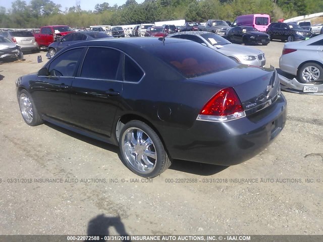 2G1WA5EK3A1147121 - 2010 CHEVROLET IMPALA LS GRAY photo 3