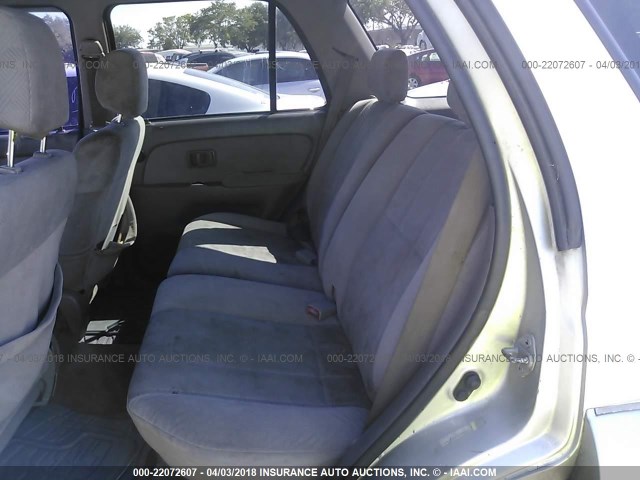 JT3HN86R810338583 - 2001 TOYOTA 4RUNNER SR5 SILVER photo 8