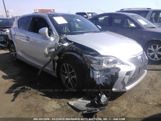 JTHKD5BH3F2233511 - 2015 LEXUS CT 200 SILVER photo 1