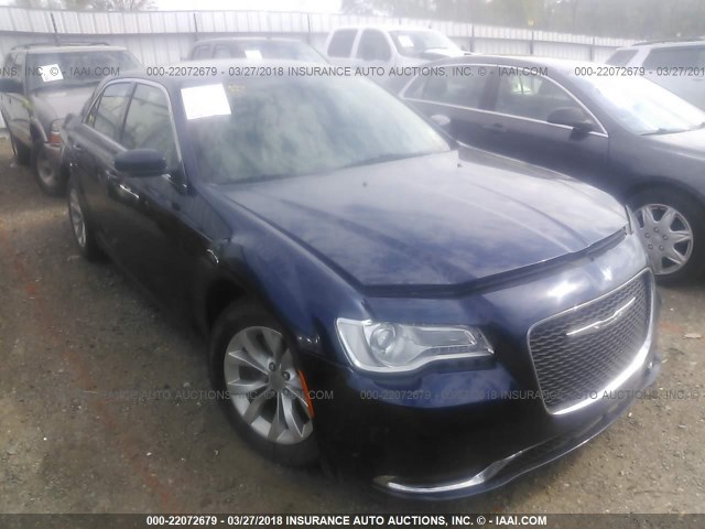 2C3CCAAGXFH904386 - 2015 CHRYSLER 300 LIMITED BLUE photo 1