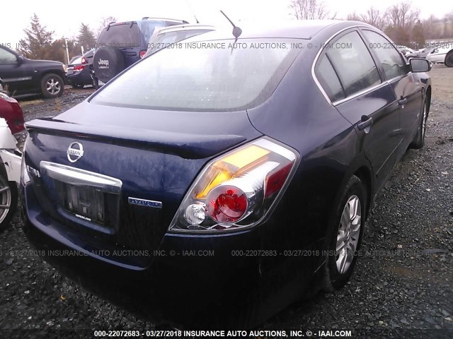 1N4CL2AP1AC187458 - 2010 NISSAN ALTIMA HYBRID Dark Blue photo 4