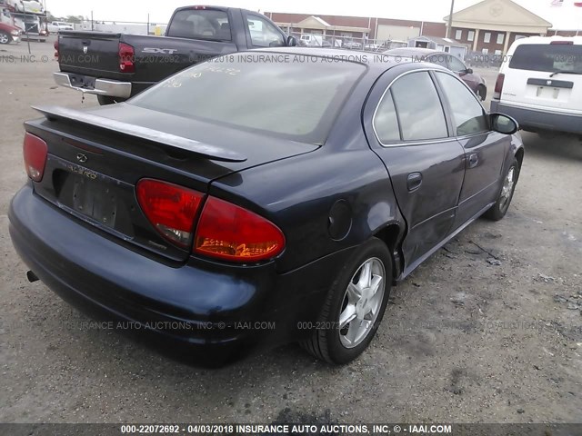 1G3NF52E9YC321944 - 2000 OLDSMOBILE ALERO GLS 黑色 照片 4