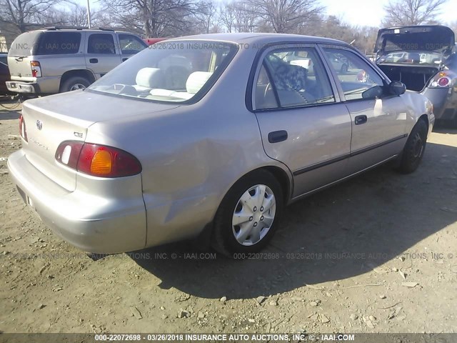 2T1BR12E2YC296217 - 2000 TOYOTA COROLLA VE/CE/LE 棕色 照片 4