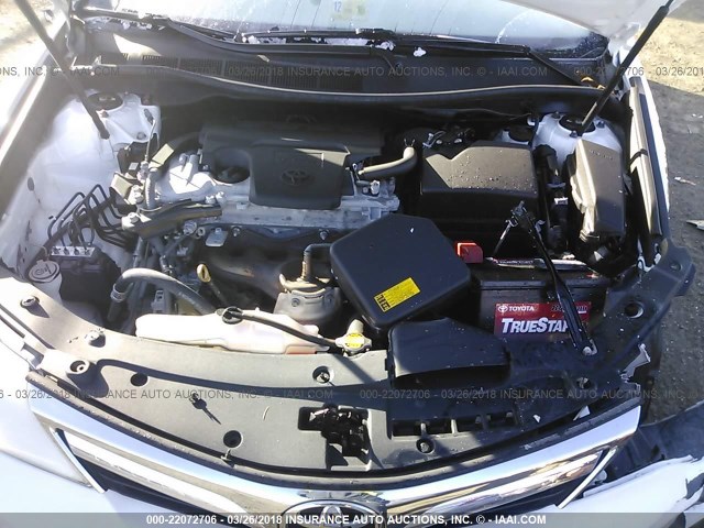 4T4BF1FK0ER406190 - 2014 TOYOTA CAMRY L/SE/LE/XLE 白色 照片 10