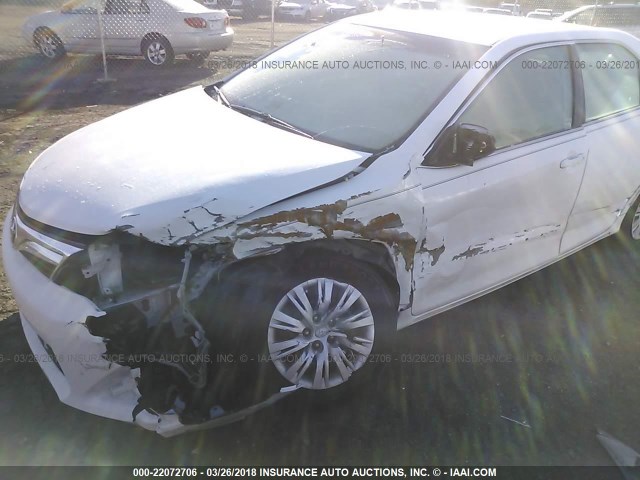 4T4BF1FK0ER406190 - 2014 TOYOTA CAMRY L/SE/LE/XLE 白色 照片 6