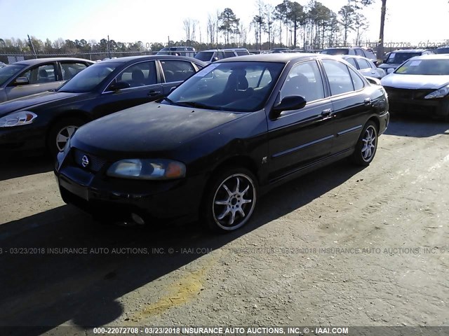 3N1AB51D42L712369 - 2002 NISSAN SENTRA SE-R SPEC V BLACK photo 2