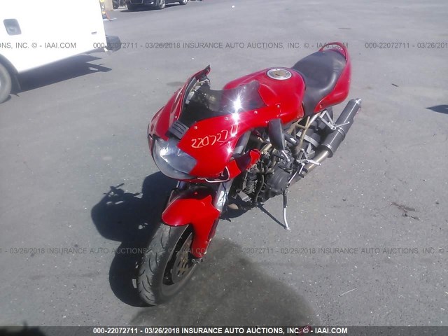 ZDM1LA3K1XB000087 - 1999 DUCATI 750 SS RED photo 2