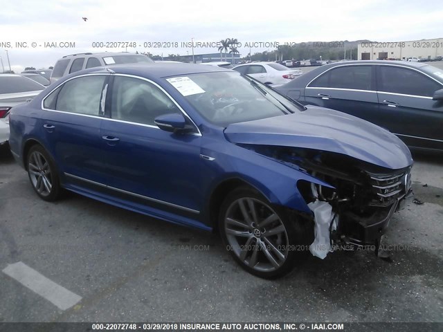1VWDT7A30HC002395 - 2017 VOLKSWAGEN PASSAT R-LINE Mavi foto 1