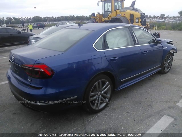 1VWDT7A30HC002395 - 2017 VOLKSWAGEN PASSAT R-LINE Mavi foto 4