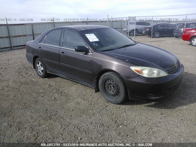 4T1BF32K42U503884 - 2002 TOYOTA CAMRY LE/XLE/SE BLACK photo 1