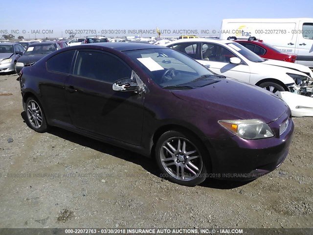 JTKDE167160122400 - 2006 TOYOTA SCION TC 栗色 照片 1