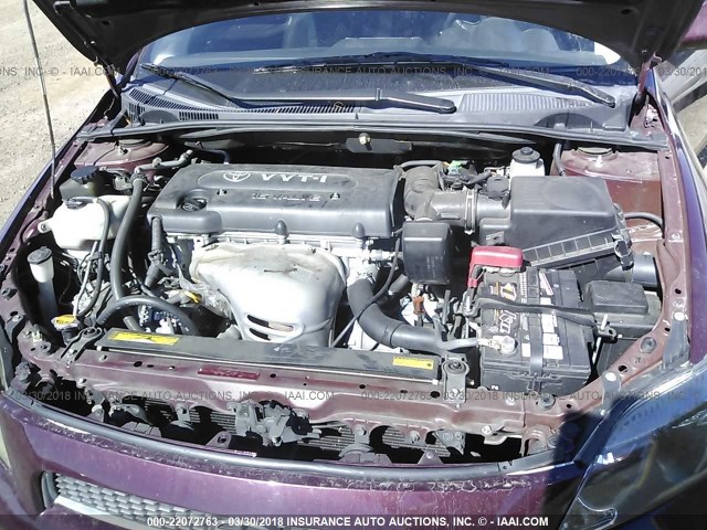 JTKDE167160122400 - 2006 TOYOTA SCION TC 栗色 照片 10