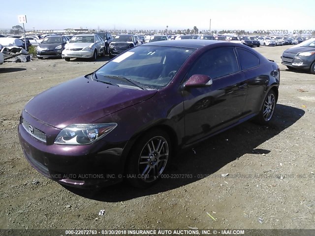 JTKDE167160122400 - 2006 TOYOTA SCION TC MAROON photo 2