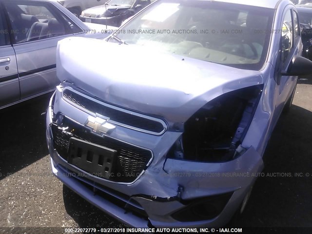 KL8CD6S96FC745786 - 2015 CHEVROLET SPARK 1LT PURPLE photo 6