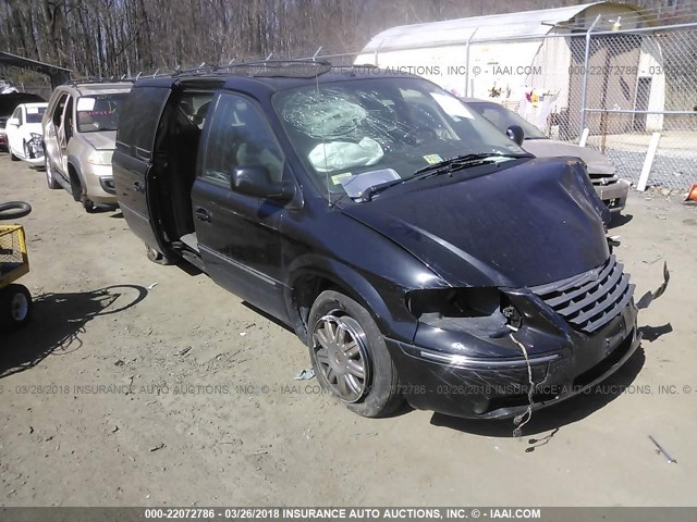 2A8GP64LX6R655985 - 2006 CHRYSLER TOWN & COUNTRY LIMITED BLACK photo 1