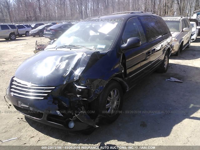 2A8GP64LX6R655985 - 2006 CHRYSLER TOWN & COUNTRY LIMITED BLACK photo 2
