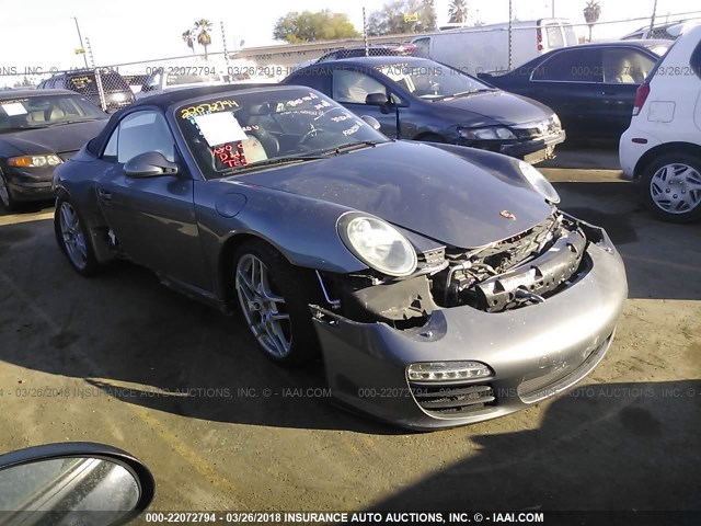 WP0CB29909S754716 - 2009 PORSCHE 911 CARRERA S CABRIOLET/4S GRAY photo 1