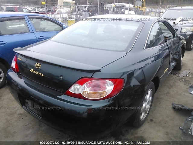 2T1CF28P93C607761 - 2003 TOYOTA CAMRY SOLARA SE/SLE 绿色 照片 4