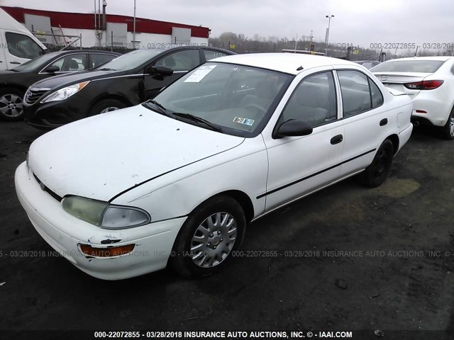 1Y1SK5269SZ082385 - 1995 GEO PRIZM LSI WHITE photo 2