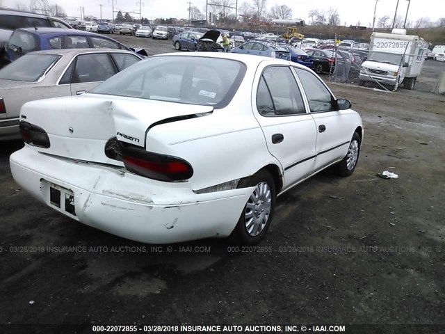 1Y1SK5269SZ082385 - 1995 GEO PRIZM LSI WHITE photo 4