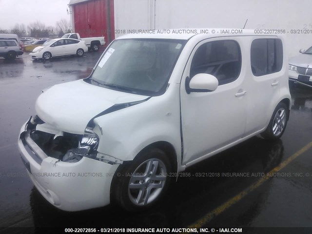 JN8AZ2KR3ET351271 - 2014 NISSAN CUBE S/SL WHITE photo 2