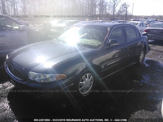 1G4HP54K524137403 - 2002 BUICK LESABRE CUSTOM GRAY photo 2