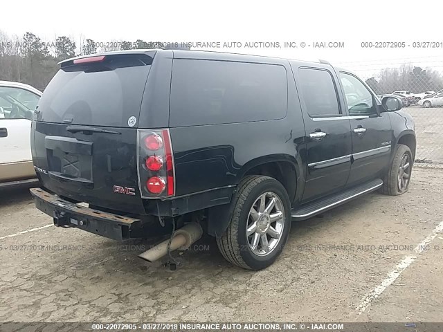 1GKFK66847J230718 - 2007 GMC YUKON XL DENALI BLACK photo 4