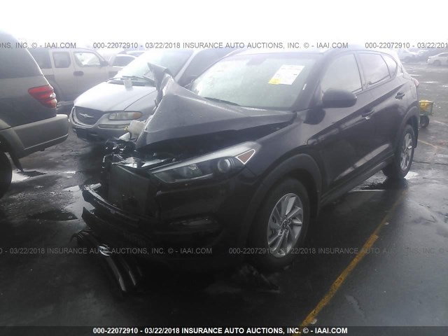 KM8J33A44GU217340 - 2016 HYUNDAI TUCSON LIMITED/SPORT AND ECO/SE BLACK photo 2
