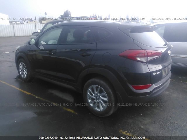 KM8J33A44GU217340 - 2016 HYUNDAI TUCSON LIMITED/SPORT AND ECO/SE BLACK photo 3