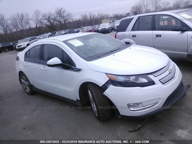 1G1RA6E45EU163318 - 2014 CHEVROLET VOLT WHITE photo 1