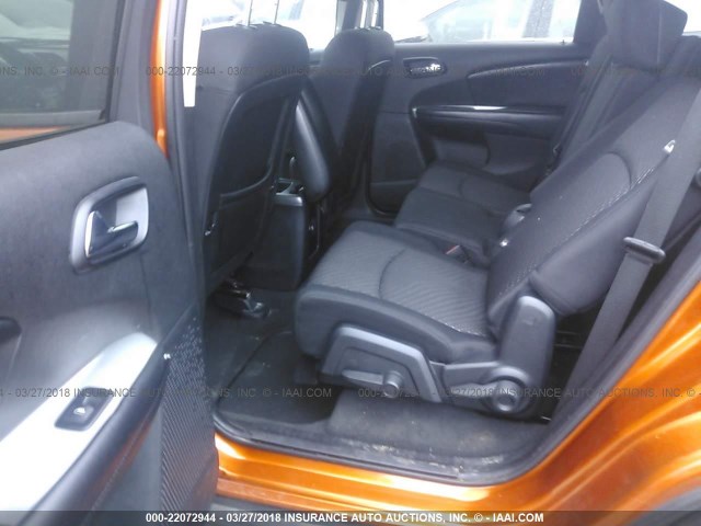 3D4PG1FG3BT516544 - 2011 DODGE JOURNEY MAINSTREET ORANGE photo 8