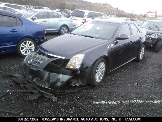 1G6DC5EY9B0139179 - 2011 CADILLAC CTS BLACK photo 2