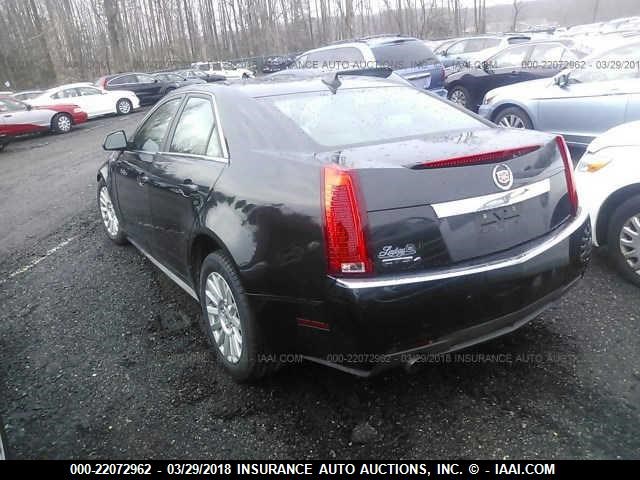 1G6DC5EY9B0139179 - 2011 CADILLAC CTS BLACK photo 3