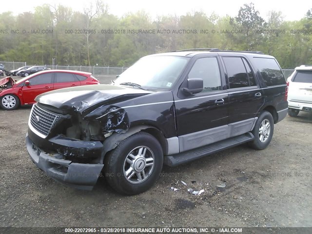 1FMPU15LX4LB88005 - 2004 FORD EXPEDITION XLT Schwarz Foto 2