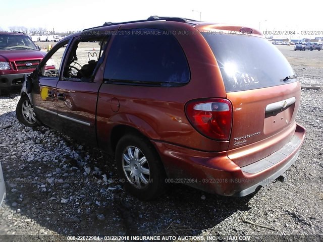 2A4GP54L96R718263 - 2006 CHRYSLER TOWN & COUNTRY TOURING ORANGE photo 3