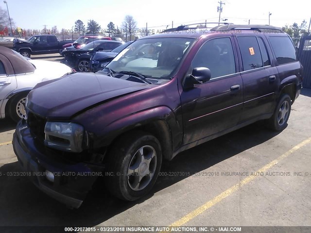 1GNET16S666123097 - 2006 CHEVROLET TRAILBLAZER EXT LS/EXT LT PURPLE photo 2