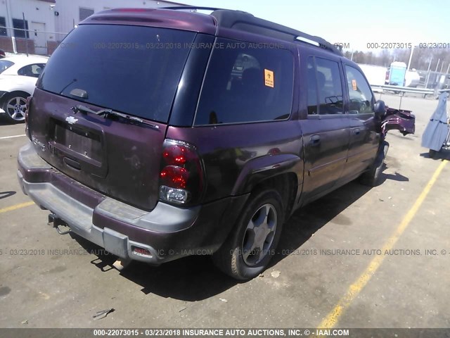 1GNET16S666123097 - 2006 CHEVROLET TRAILBLAZER EXT LS/EXT LT PURPLE photo 4