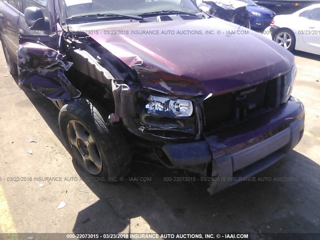 1GNET16S666123097 - 2006 CHEVROLET TRAILBLAZER EXT LS/EXT LT PURPLE photo 6