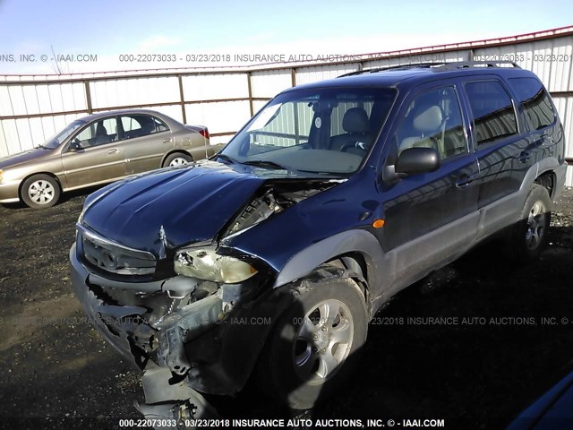 4F2CU08192KM34777 - 2002 MAZDA TRIBUTE LX/ES 深蓝色 照片 2