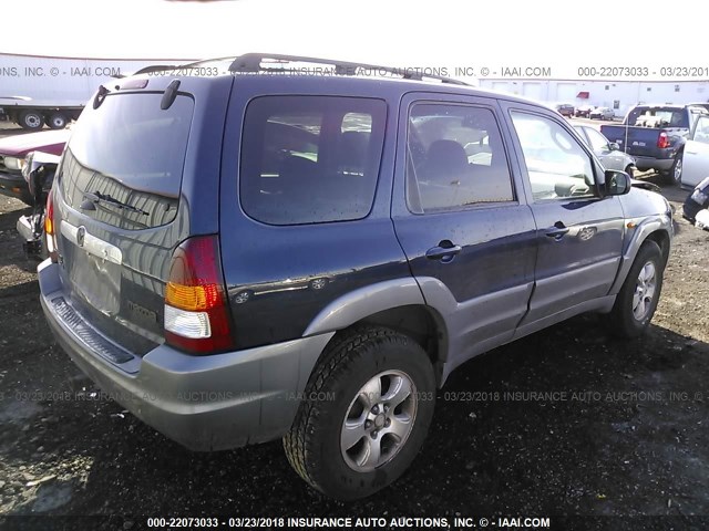 4F2CU08192KM34777 - 2002 MAZDA TRIBUTE LX/ES 深蓝色 照片 4