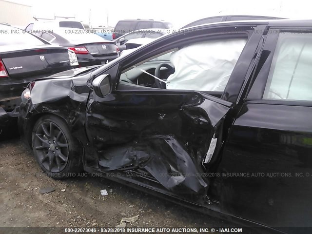 1C3CDFAA3GD624586 - 2016 DODGE DART SE BLACK photo 6