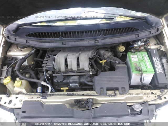 1C4GP64L6XB604152 - 1999 CHRYSLER TOWN & COUNTRY LIMITED GOLD photo 10